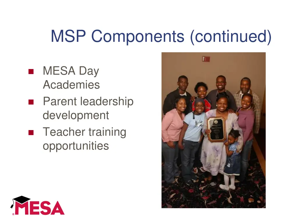 msp components continued