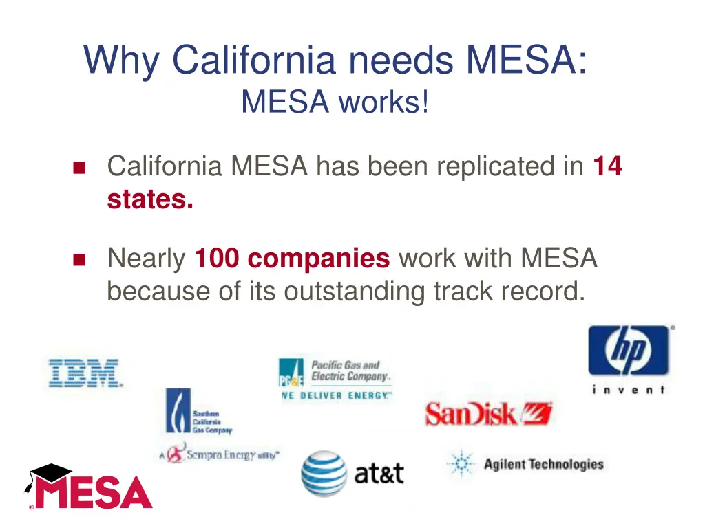 why california needs mesa mesa works 4