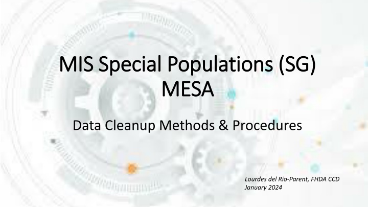mis special populations sg mis special