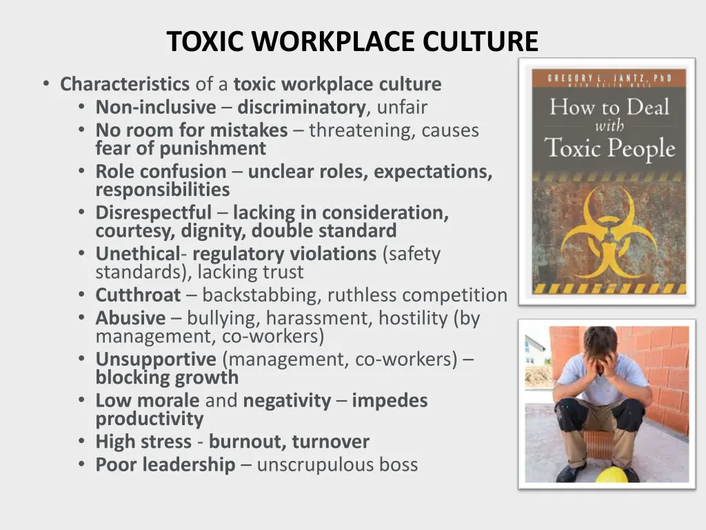 toxic workplace culture