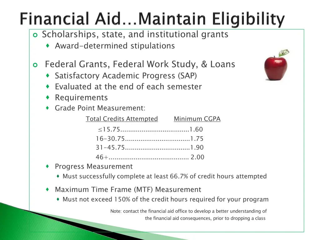 scholarships state and institutional grants award
