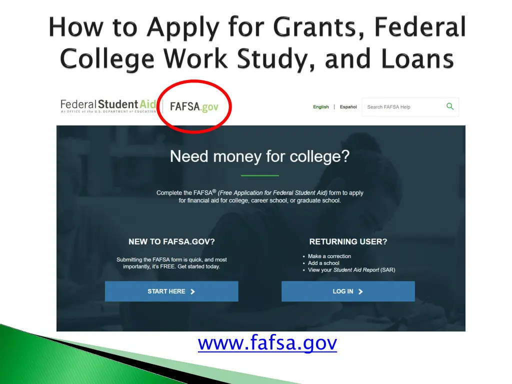 www fafsa gov