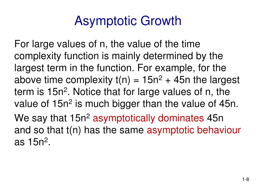 asymptotic growth 2