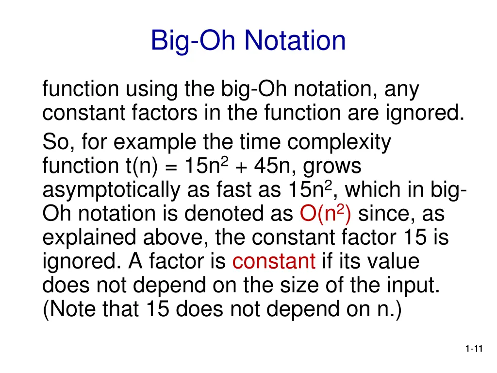 big oh notation 1