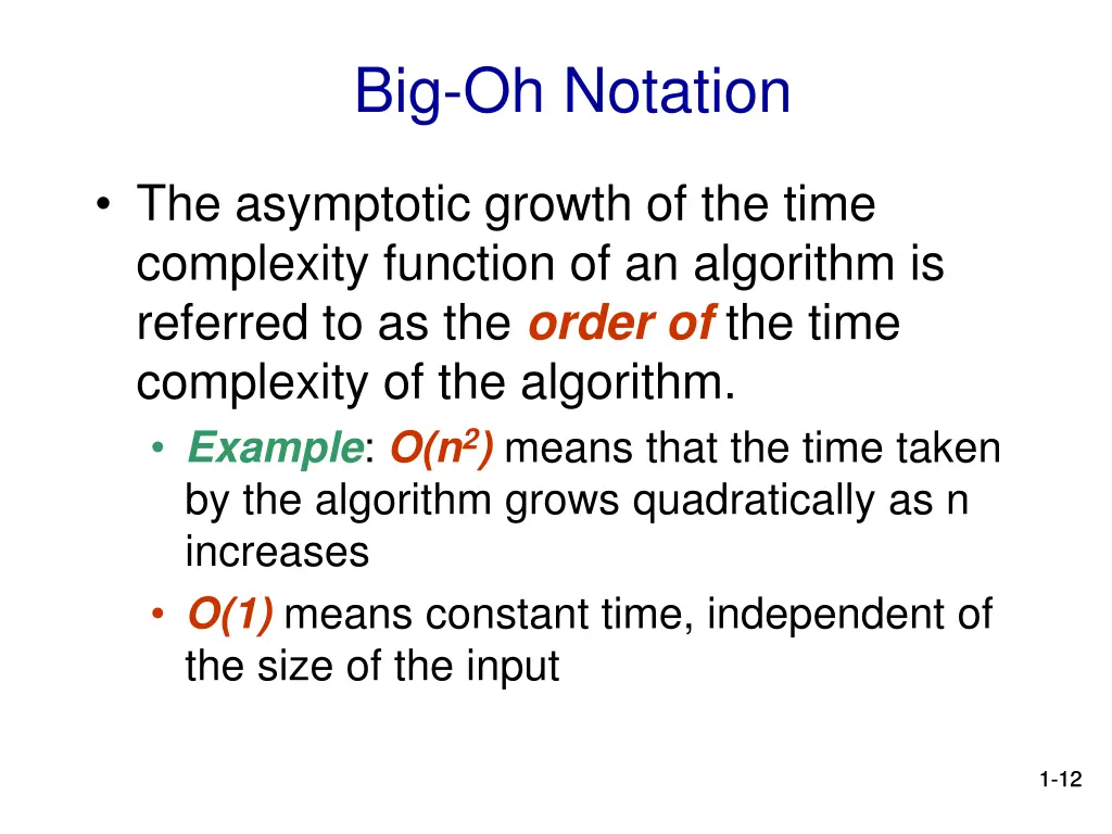 big oh notation 2