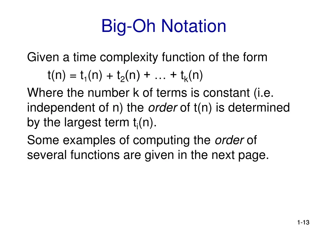 big oh notation 3