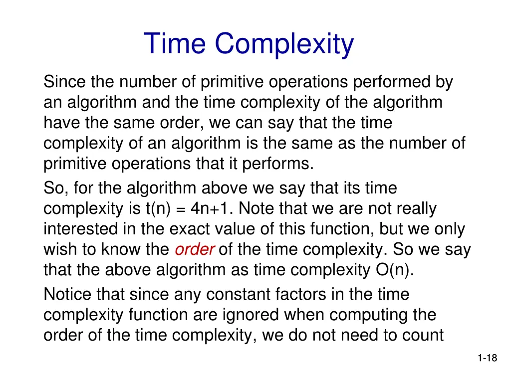 time complexity 2