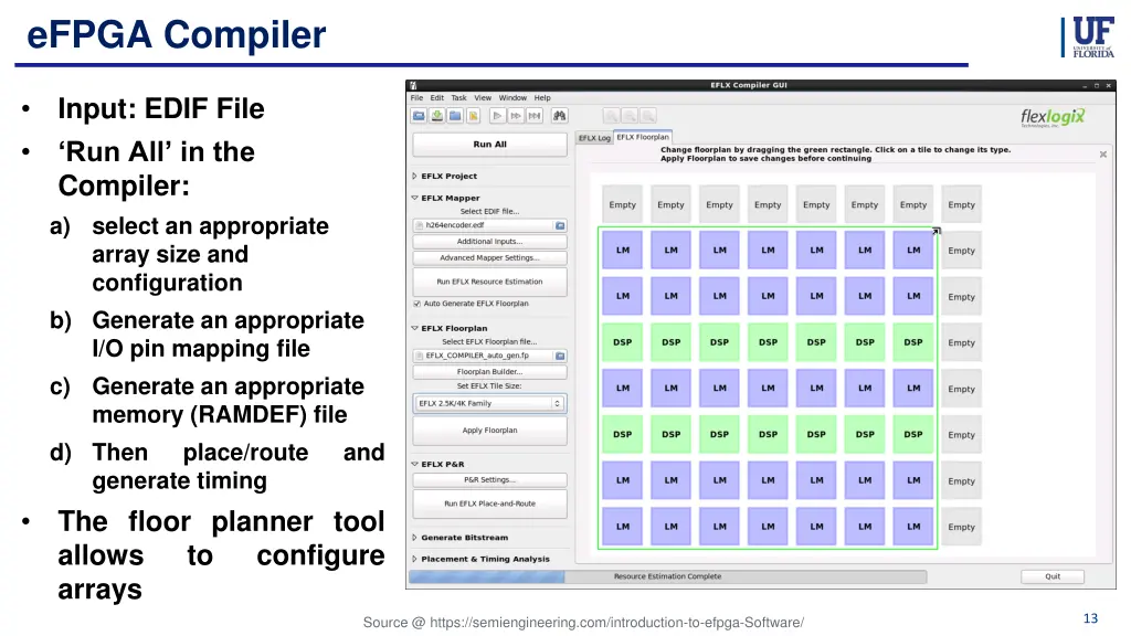 efpga compiler
