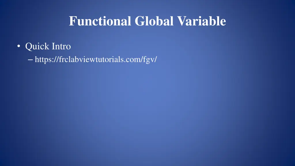 functional global variable 1