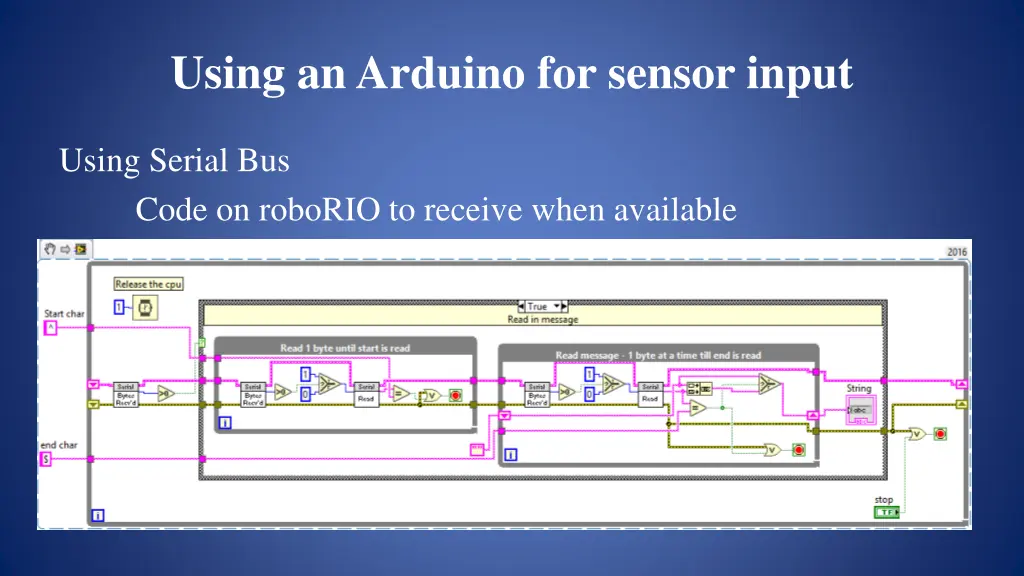 using an arduino for sensor input 10