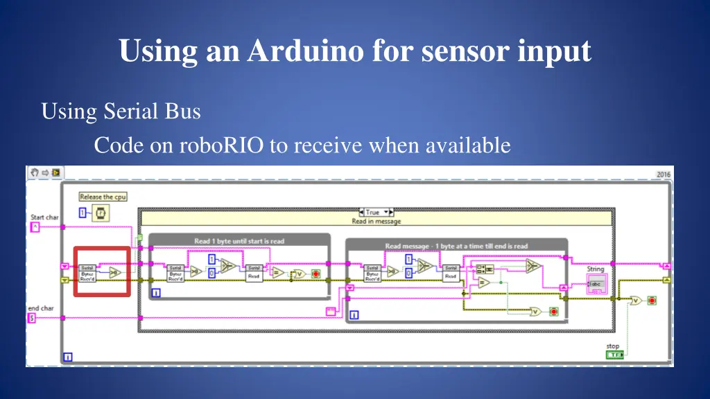 using an arduino for sensor input 11