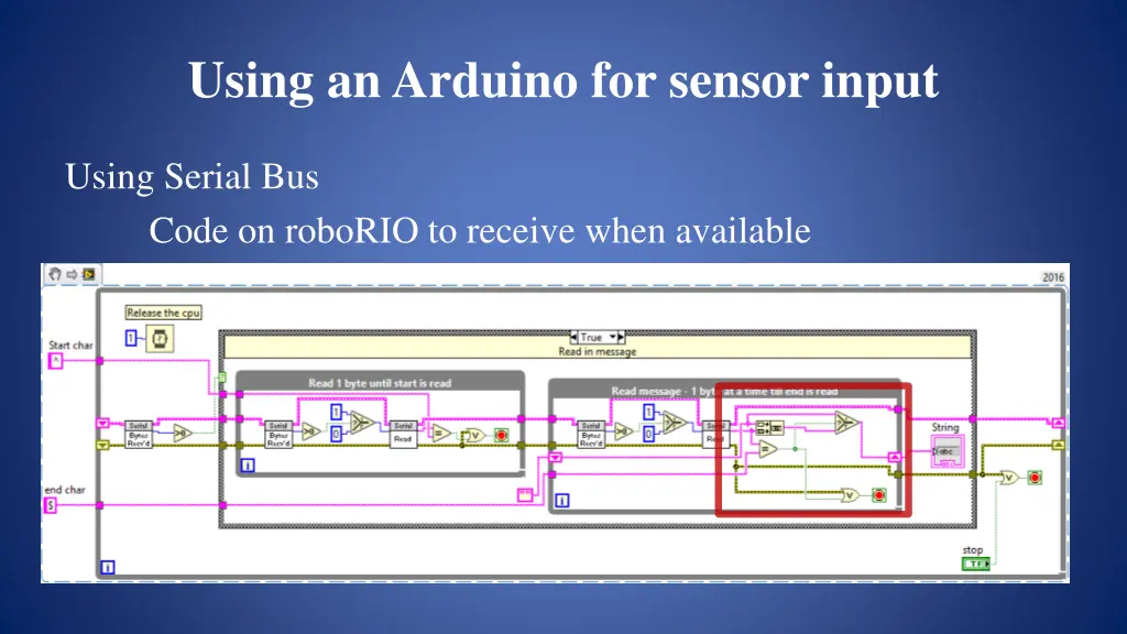 using an arduino for sensor input 17