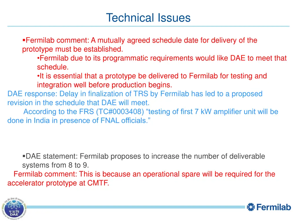 technical issues 1
