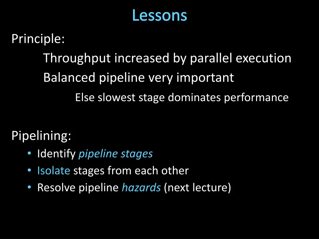 lessons