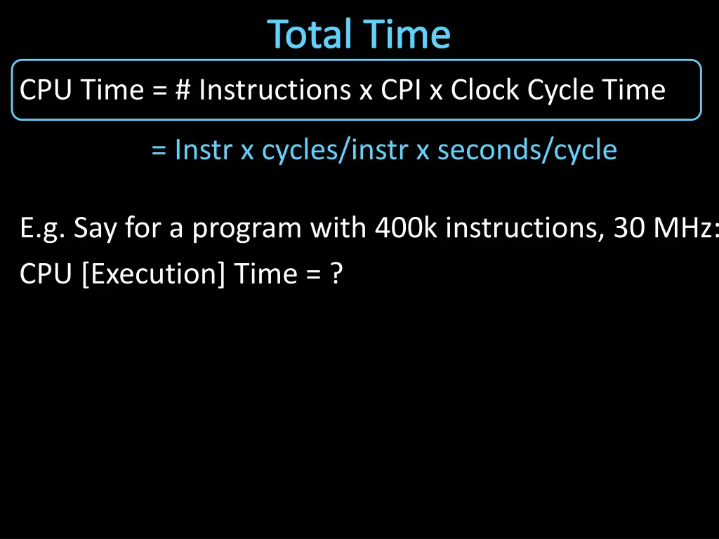total time