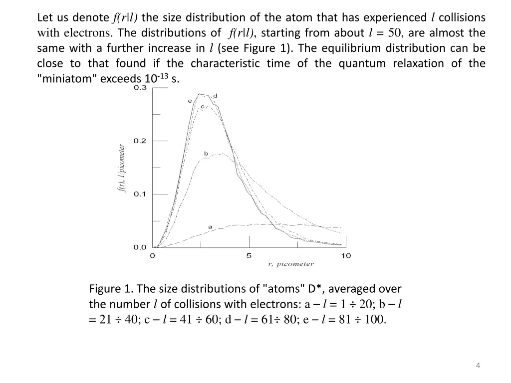 let us denote f r l the size distribution