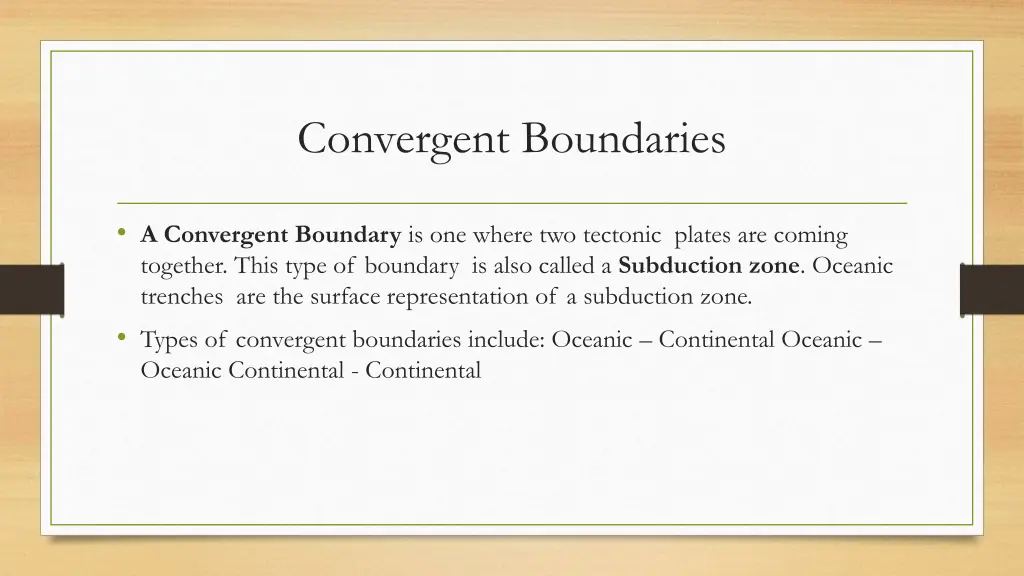 convergent boundaries