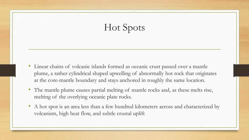hot spots