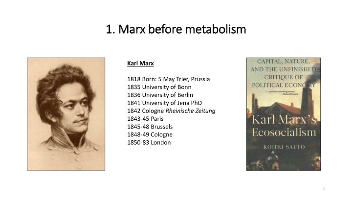 1 marx before metabolism 1 marx before metabolism