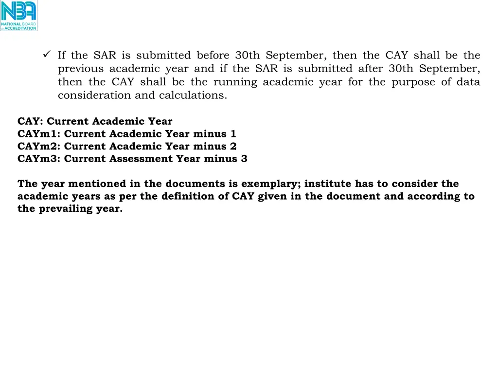 if the sar is submitted before 30th september