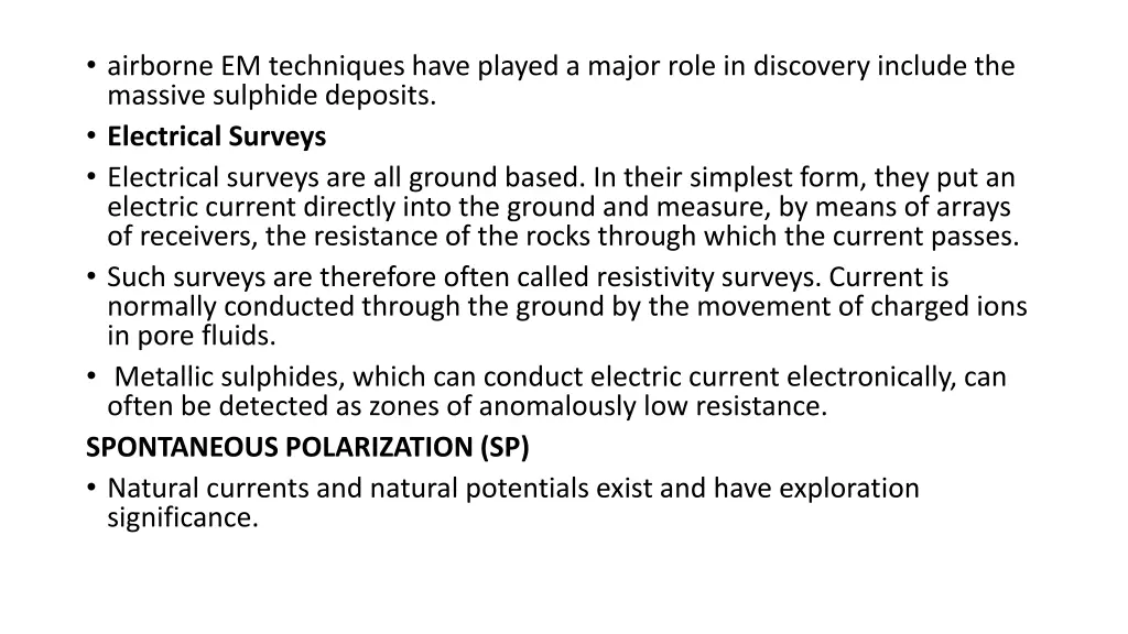 airborne em techniques have played a major role