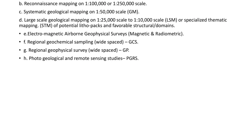 b reconnaissance mapping