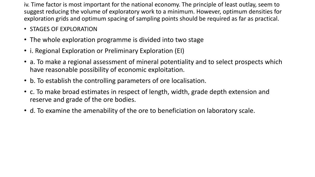 iv time factor is most important for the national