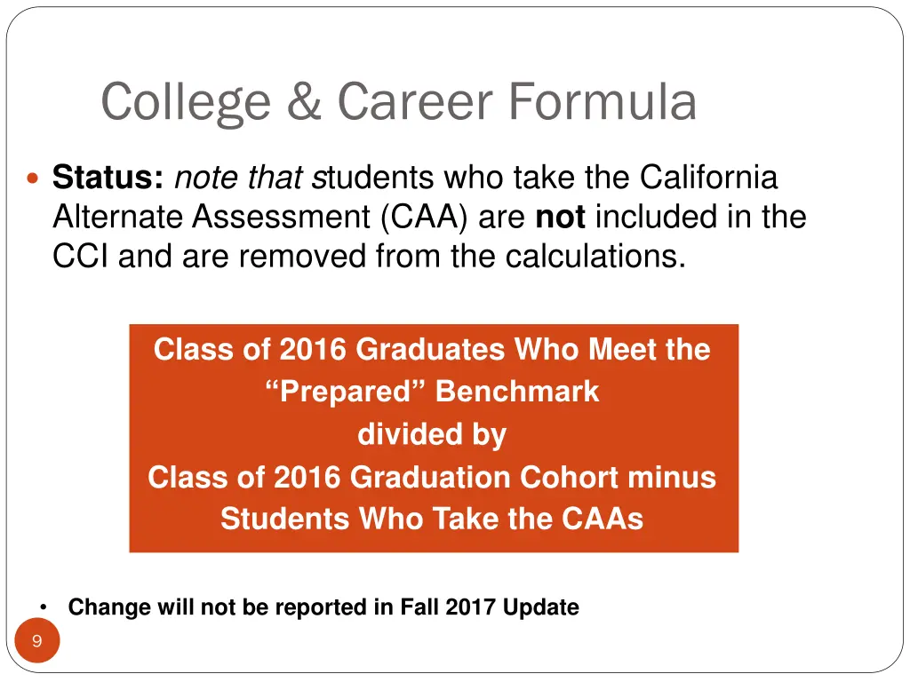 college career formula