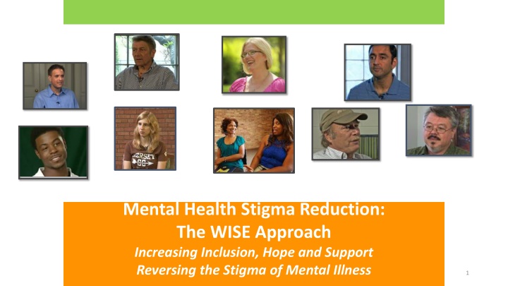 mental health stigma reduction the wise approach