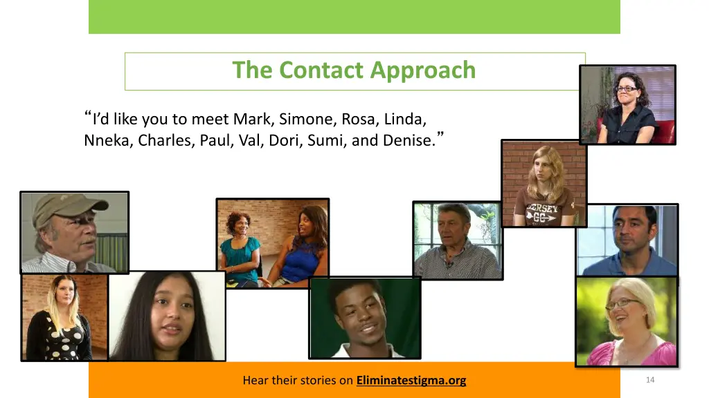 the contact approach