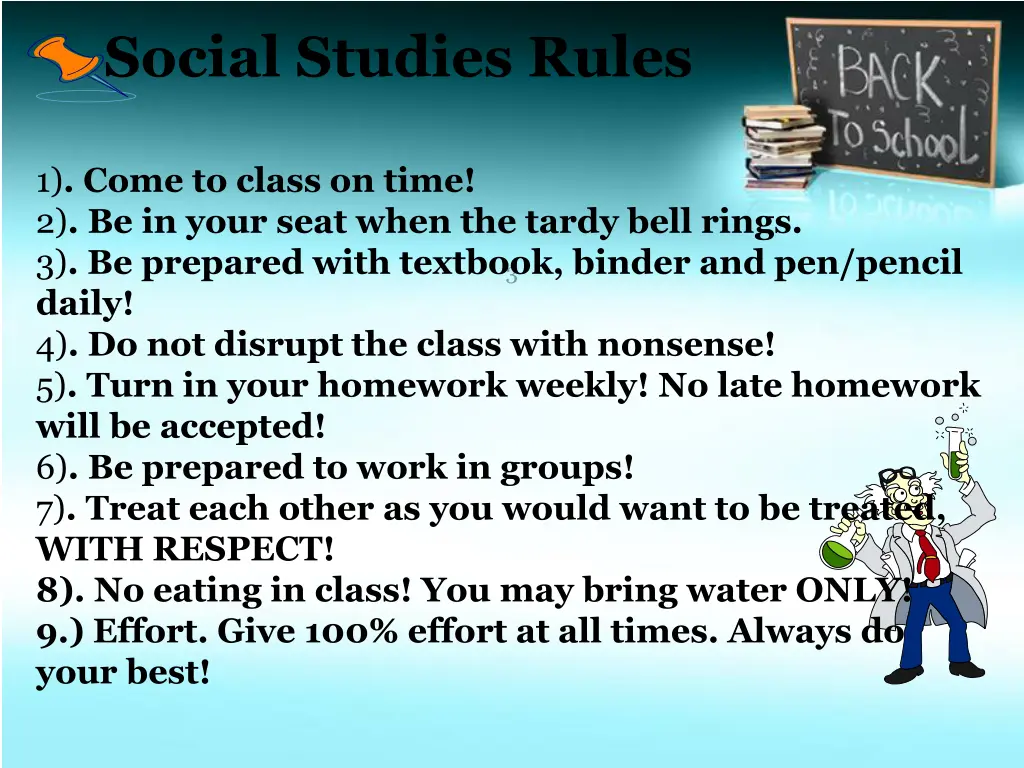 social studies rules