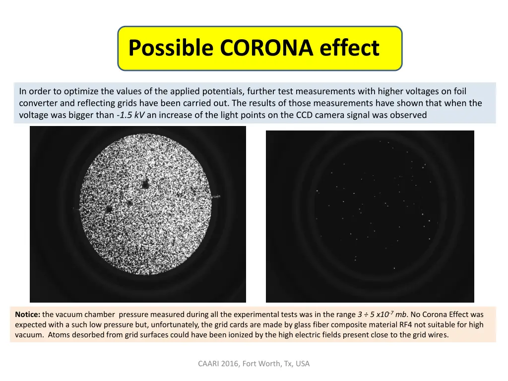 possible corona effect
