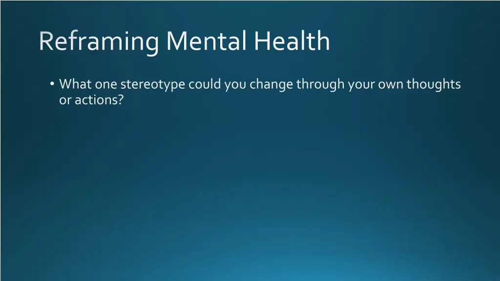 reframing mental health 1