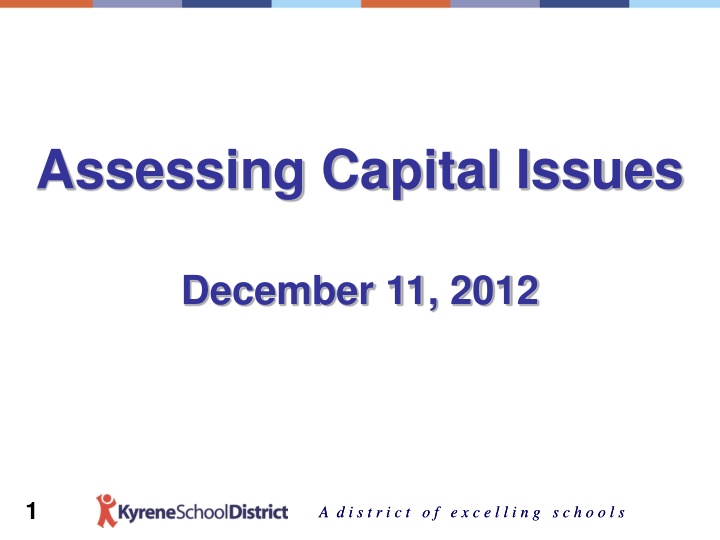 assessing capital issues