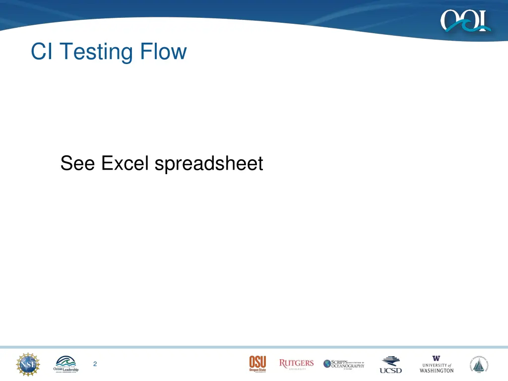 ci testing flow