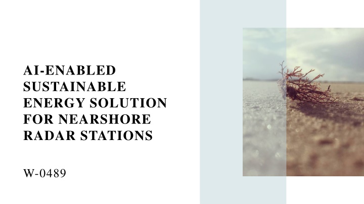 ai enabled sustainable energy solution