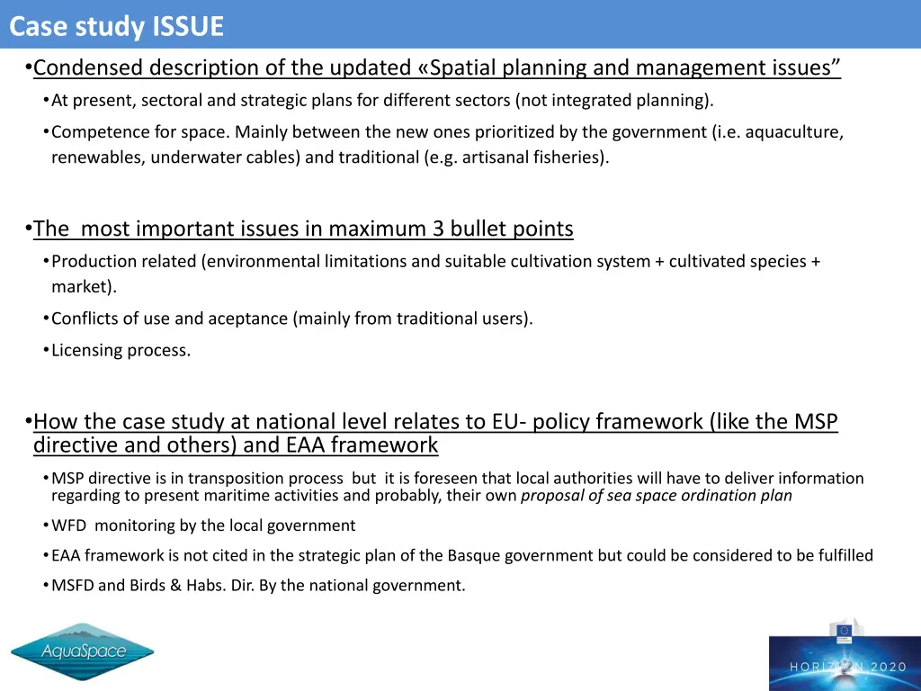 case study issue condensed description