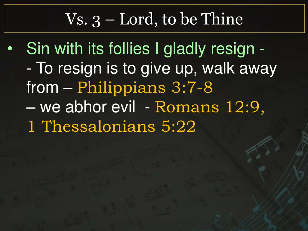 vs 3 lord to be thine 1