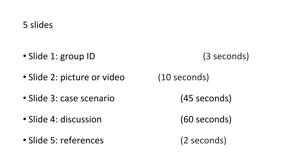 5 slides