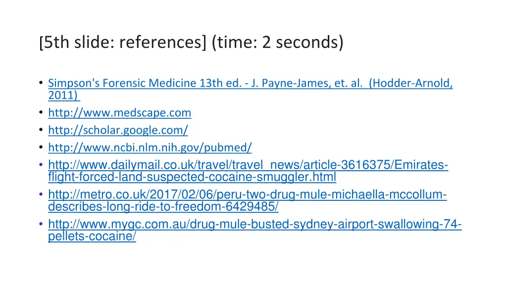 5th slide references time 2 seconds