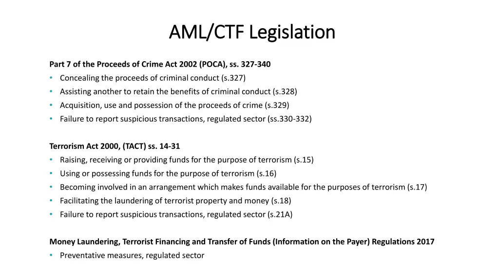 aml ctf legislation aml ctf legislation