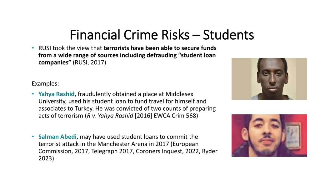 financial crime risks financial crime risks 5