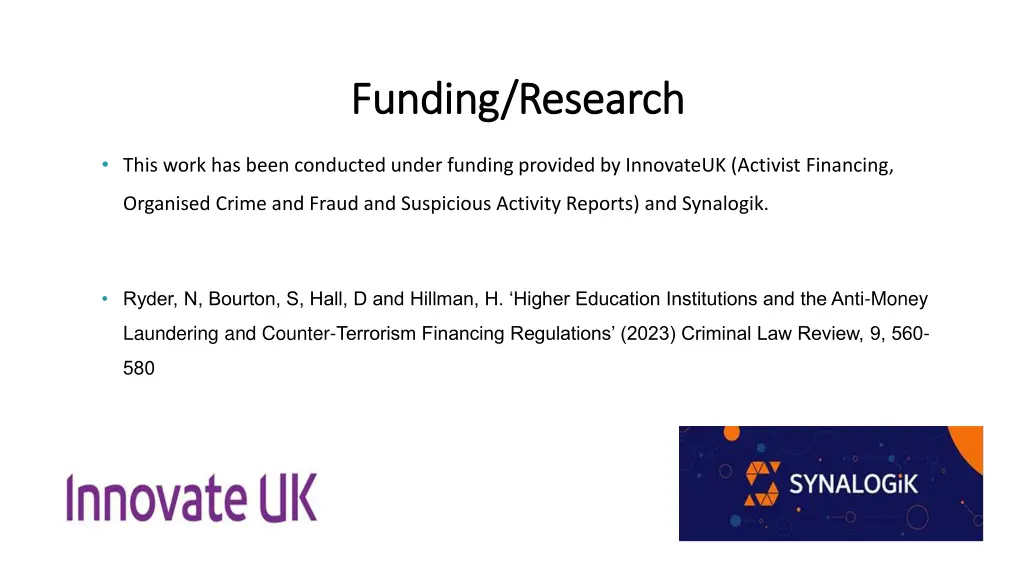 funding research funding research