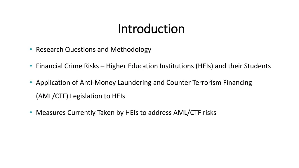 introduction introduction