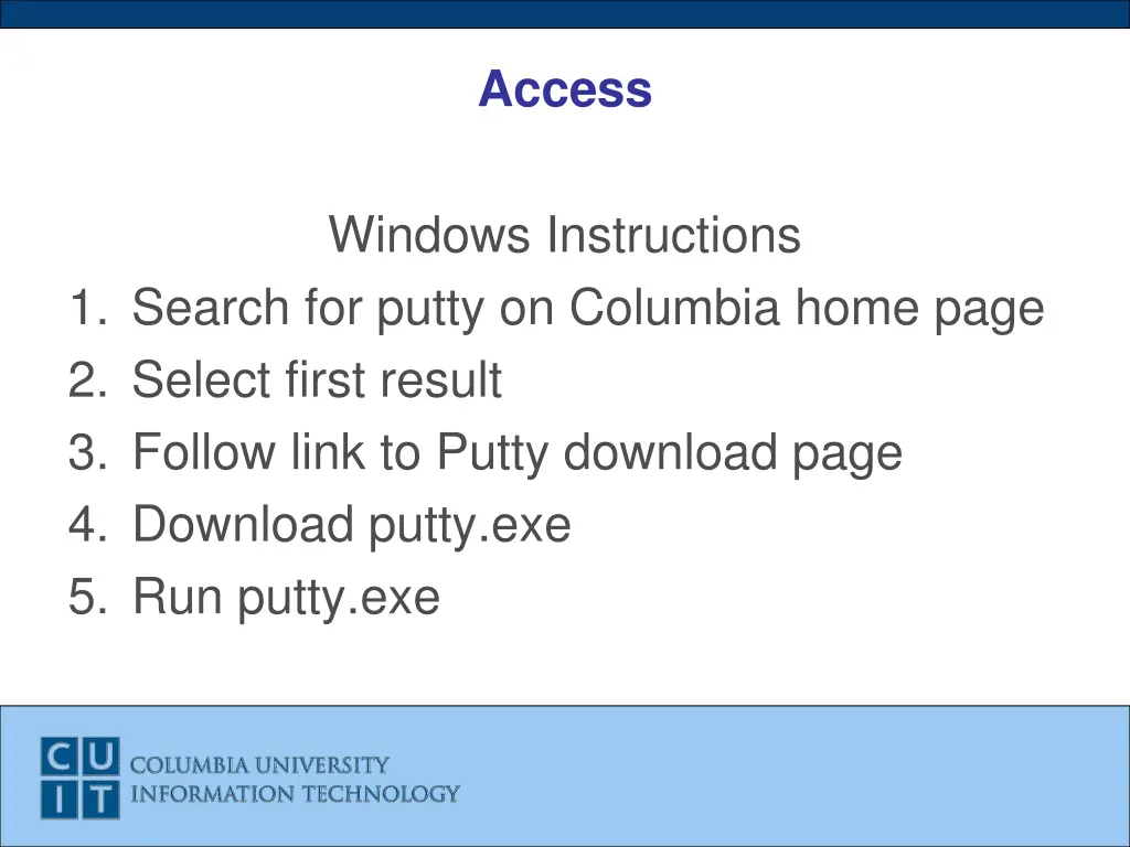 access 1