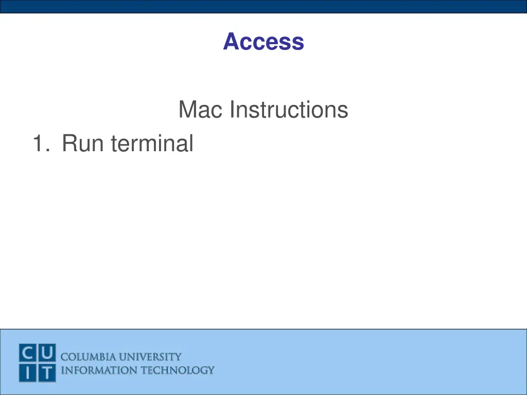 access