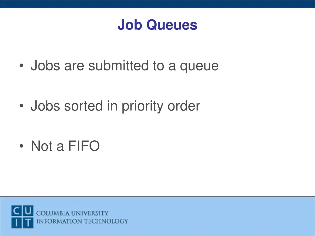 job queues