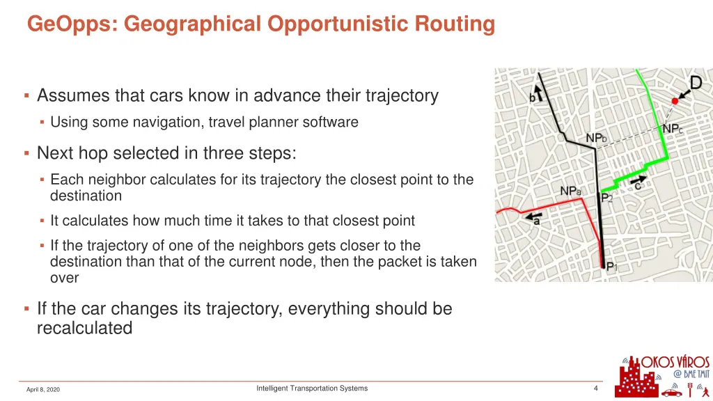 geopps geographical opportunistic routing