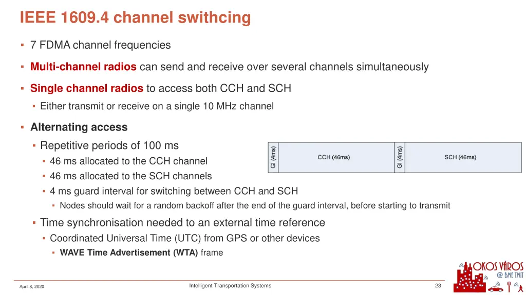 ieee 1609 4 channel swithcing