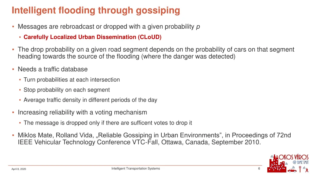 intelligent flooding through gossiping